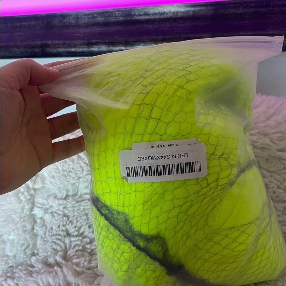 Neon Yellow Women's Hair Wig - Picture 13 of 14